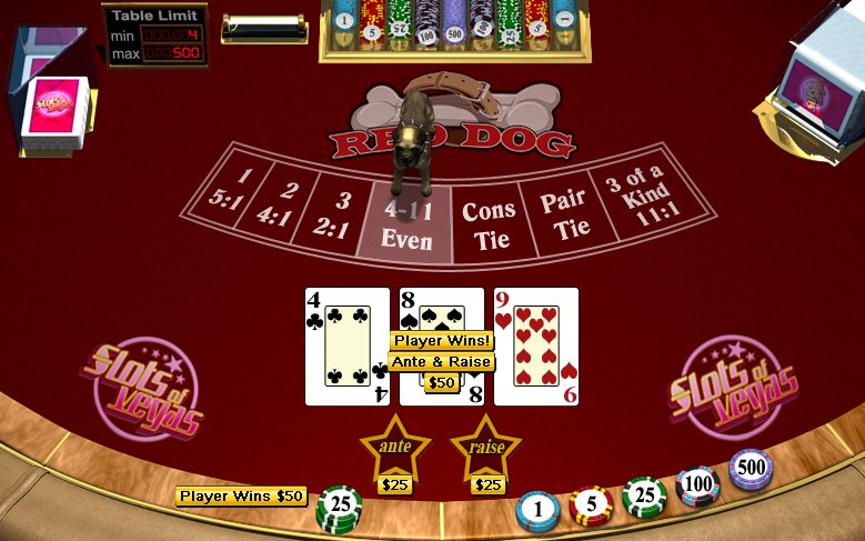 Red Dog - $10 No Deposit Casino Bonus